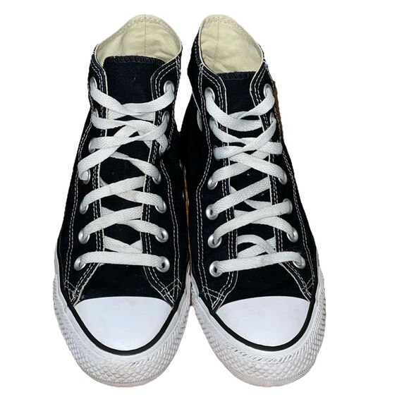 sold Converse Black Canvas High Top Sneaker Shoes Womens Size 6.5 W9160 - Picture 4 of 12